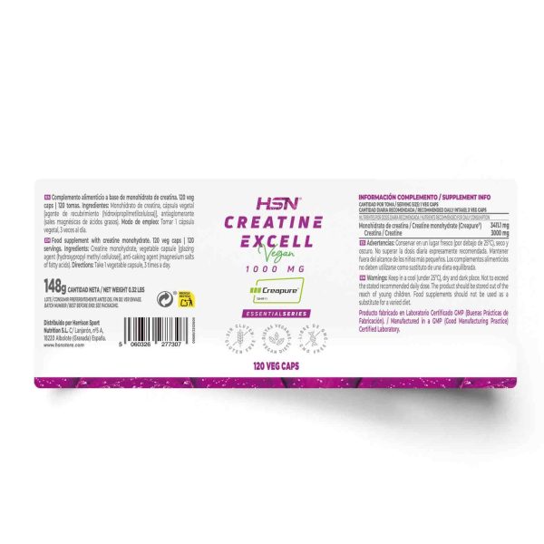CREATINE EXCELL 1000mg (100% Creapure®)