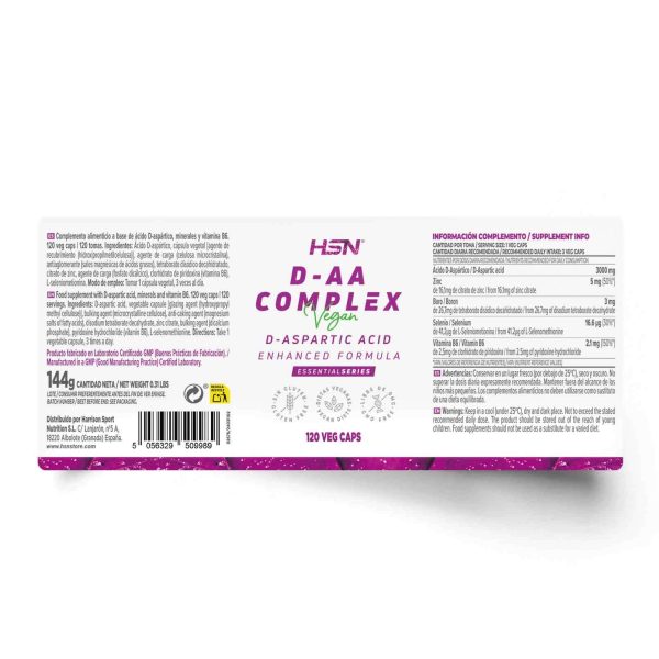 D-AA (ASPARTIC ACID) 1000mg COMPLEX