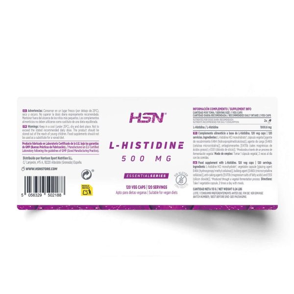L-HISTIDINE 500mg