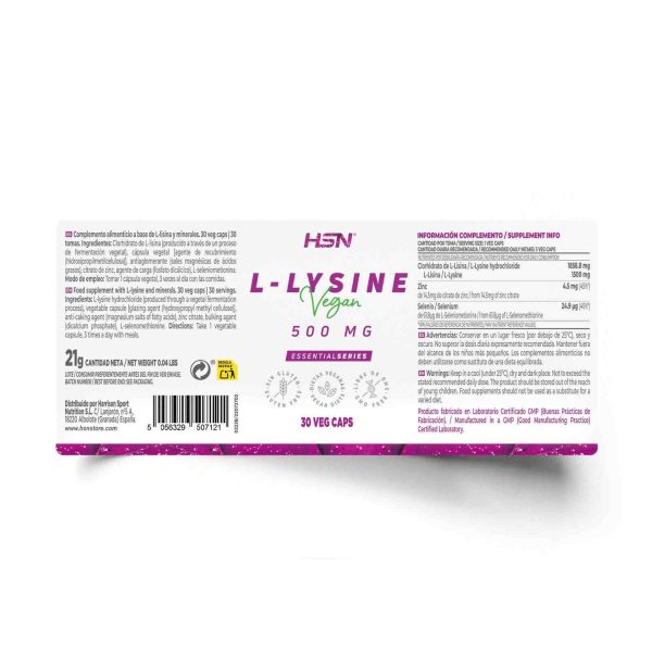 L-LYSINE 500mg