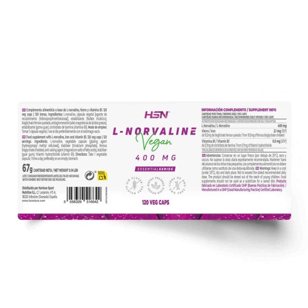 L-NORVALINE 400mg