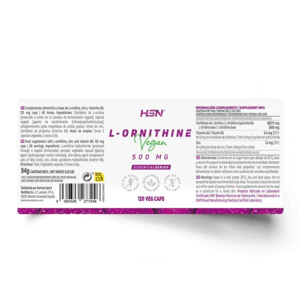 L-ORNITHINE 500mg