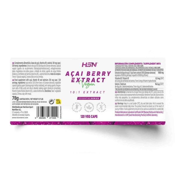 ACAI BERRY (10:1) EXTRACT 500mg