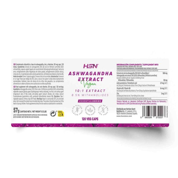 ASHWAGANDHA (10:1) EXTRACT 400mg