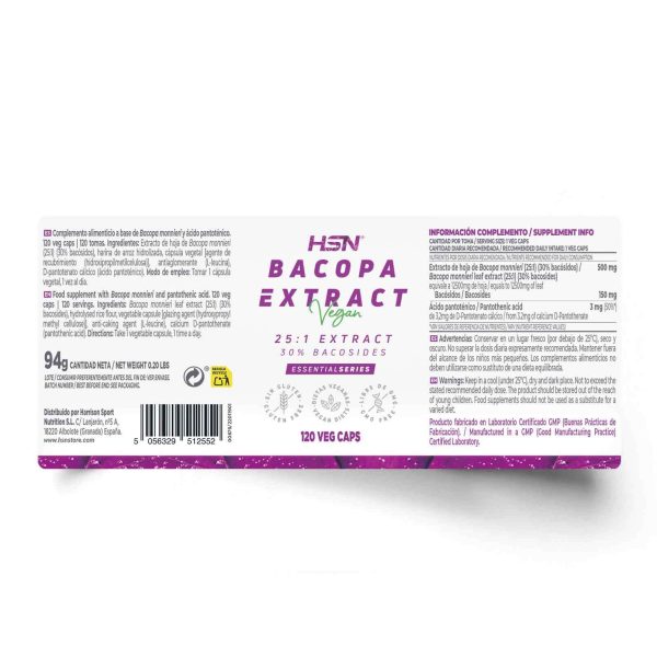 BACOPA EXTRACT (25:1) 500mg