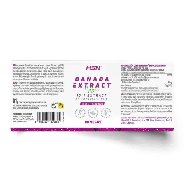 BANABA EXTRACT (10:1) 500mg
