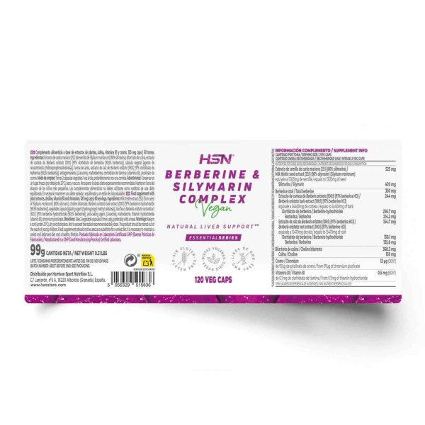BERBERINE 175mg & MILK THISTLE (SILYMARIN 210mg)
