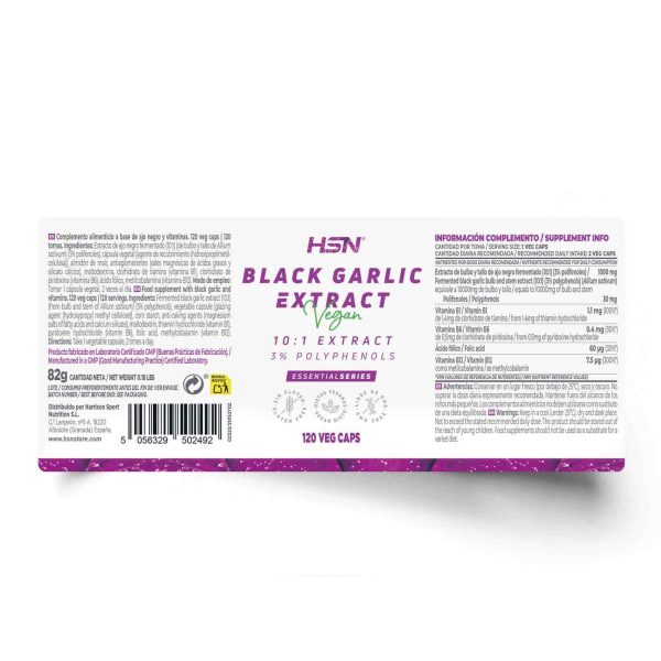 BLACK GARLIC EXTRACT (10:1) 500mg