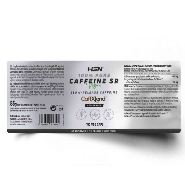 SLOW-RELEASE CAFFEINE (400mg CaffXtend®)