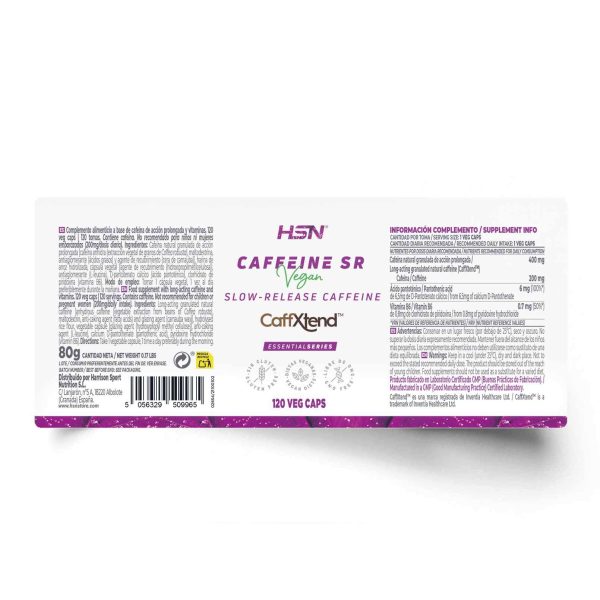 SLOW-RELEASE CAFFEINE (400mg CaffXtend®)