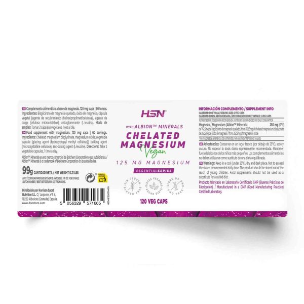 MAGNESIUM BISGLYCINATE Albion™ (125mg MAGNESIUM)