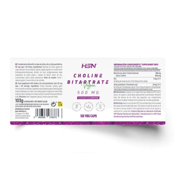 CHOLINE BITARTRATE 500mg