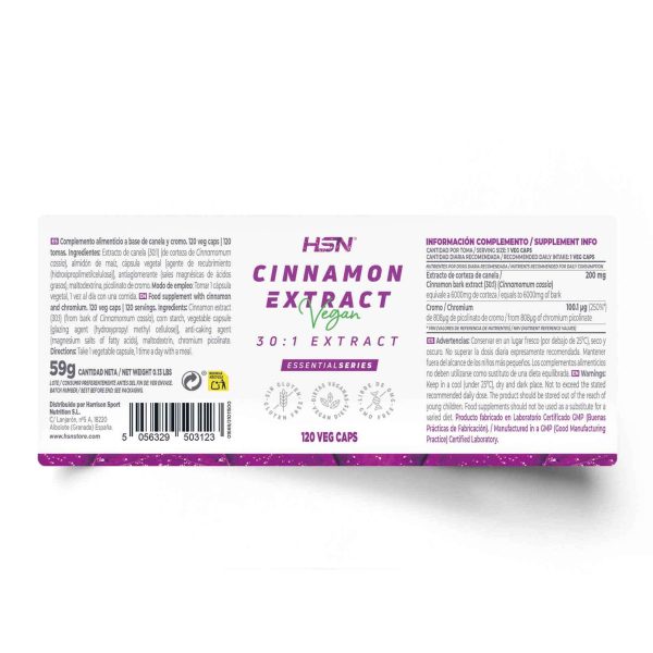 CINNAMON (30:1) EXTRACT 200mg