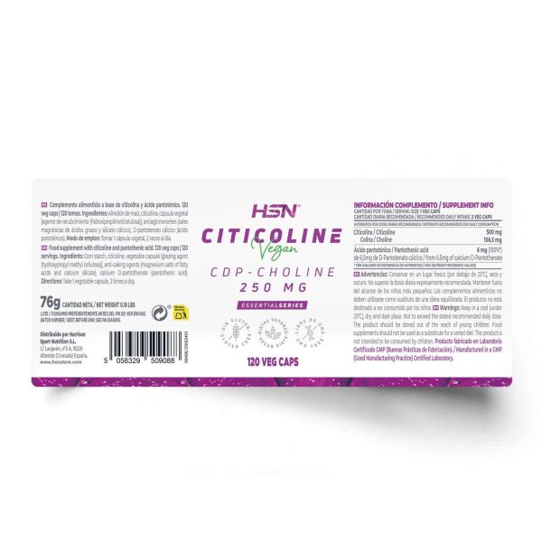 CITICOLINE (CDP-CHOLINE) 250mg
