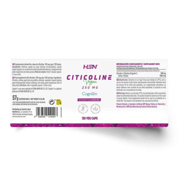 CITICOLINE (CDP-CHOLINE) (Cognizin®) 250mg