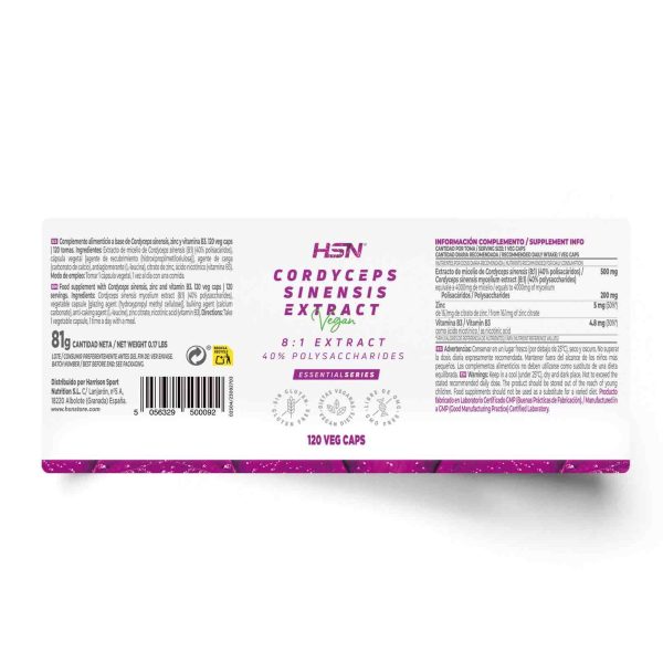 CORDYCEPS SINENSIS EXTRACT (8:1) 500mg