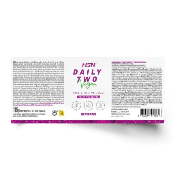 DAILY TWO MULTIVITAMIN (IRON AND IODINE FREE)