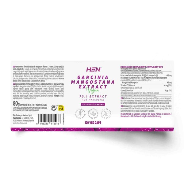 GARCINIA MANGOSTANA EXTRACT (70:1) 400mg