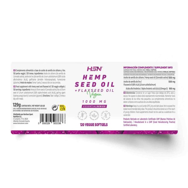 HEMP SEED OIL 500mg