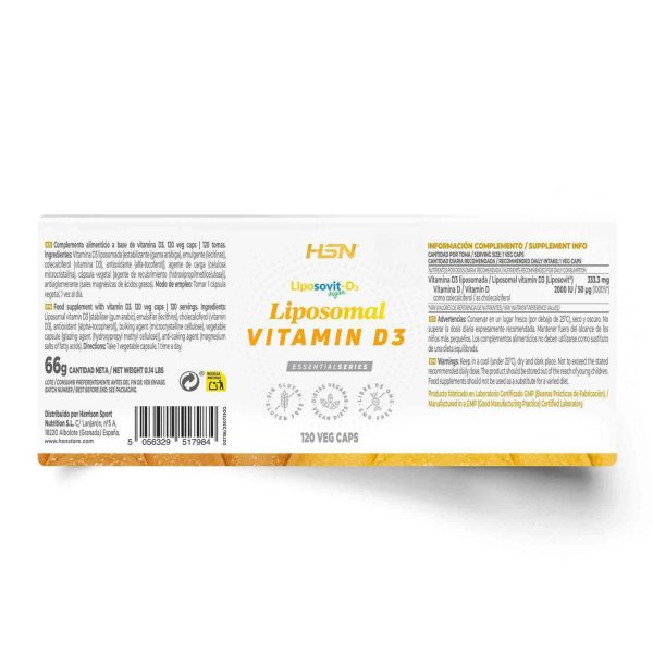 VEGAN LIPOSOMAL VITAMIN D3 (Liposovit®) 2000IU
