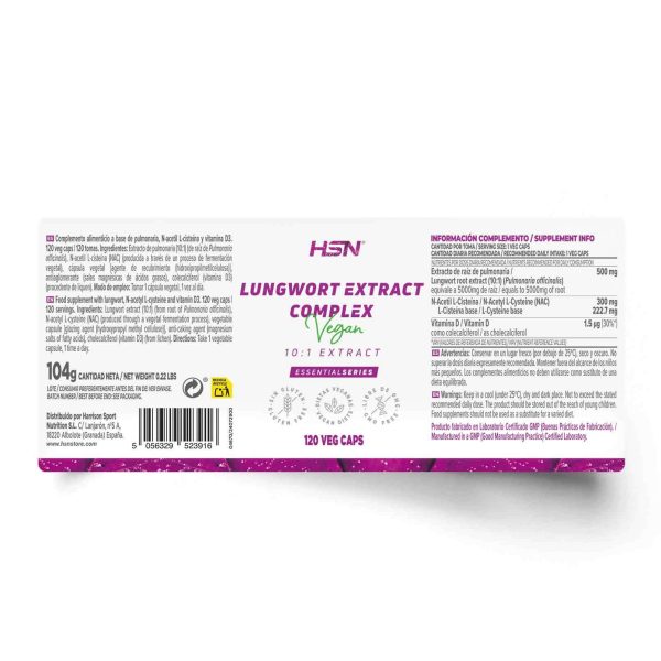 LUNGWORT EXTRACT COMPLEX (10:1) 500mg