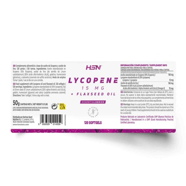 LYCOPENE 15mg + FLAX SEED OIL
