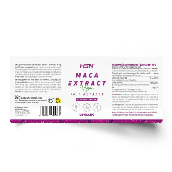 ANDEAN MACA EXTRACT (10:1) 500mg