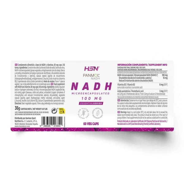 MICROENCAPSULATED NADH 100mg (PANMOL®️)