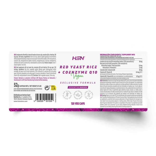 RED YEAST RICE (5% MONACOLINS) + COENZYME Q10
