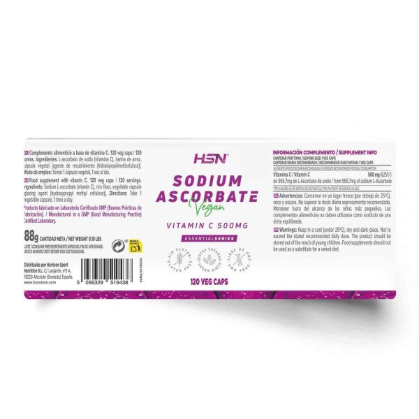 SODIUM ASCORBATE (500mg VITAMIN C)
