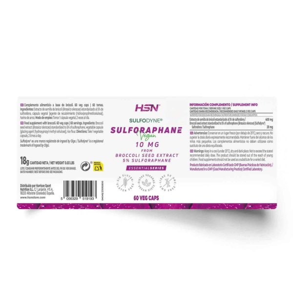 SULFORAPHANE FROM BROCCOLI 10mg (200mg Sulfodyne®)
