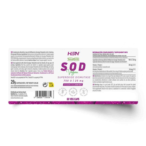 SOD (SUPEROXIDE DISMUTASE) (TetraSOD®) 25mg