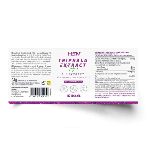 TRIPHALA EXTRACT (6:1) 500mg