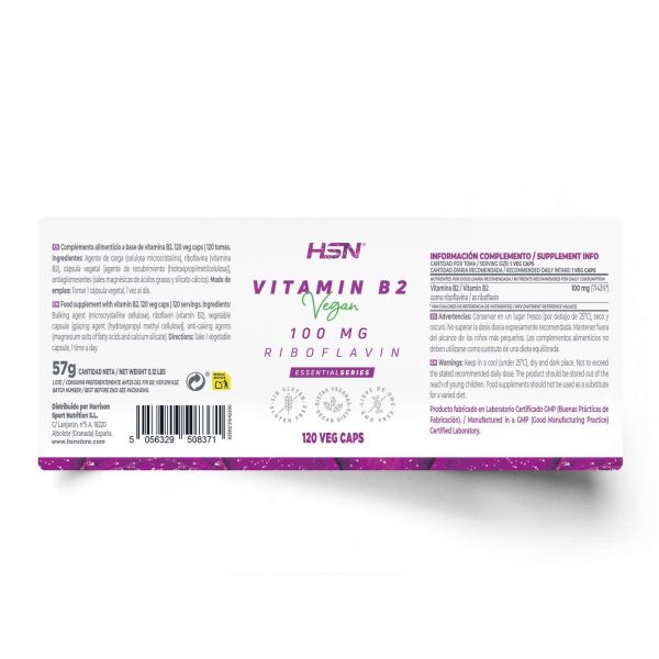 VITAMIN B2 (RIBOFLAVIN) 100mg