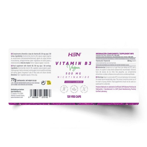 VITAMIN B3 NICOTINAMIDE 500mg
