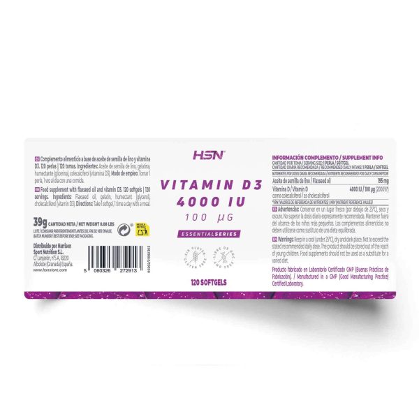 VITAMIN D3 4000IU