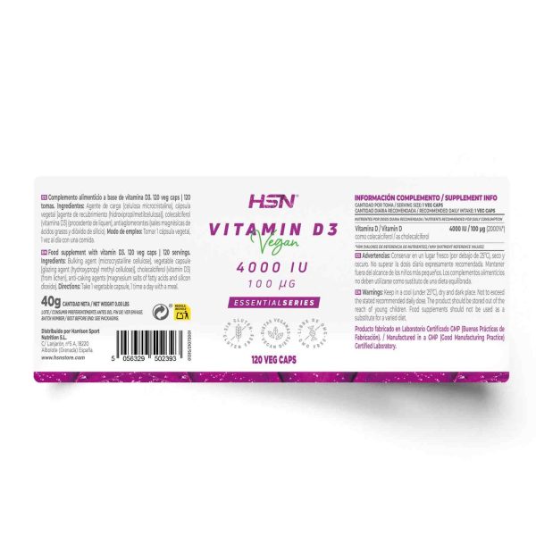 VEGAN VITAMIN D3 4000IU
