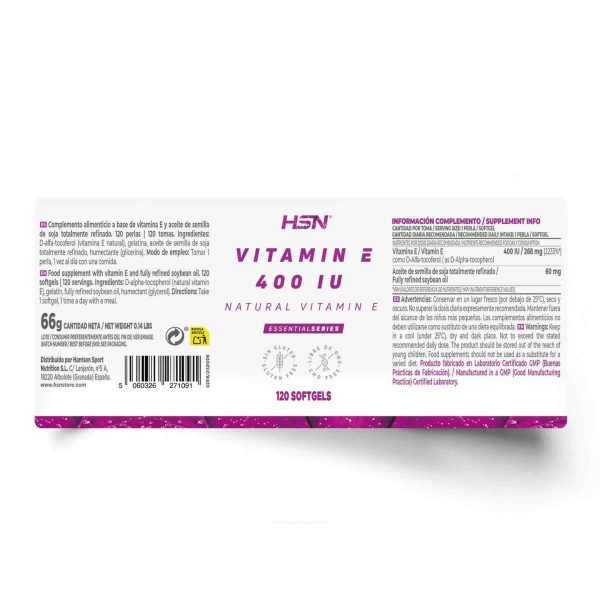 VITAMIN E 400IU