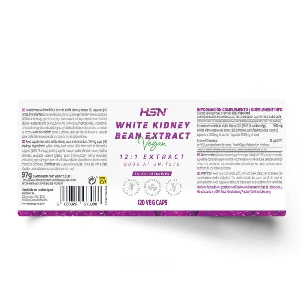 WHITE KIDNEY BEAN EXTRACT (12:1) 500mg