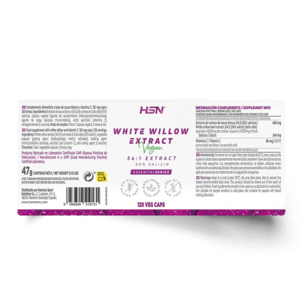 WHITE WILLOW EXTRACT (34:1) 240mg