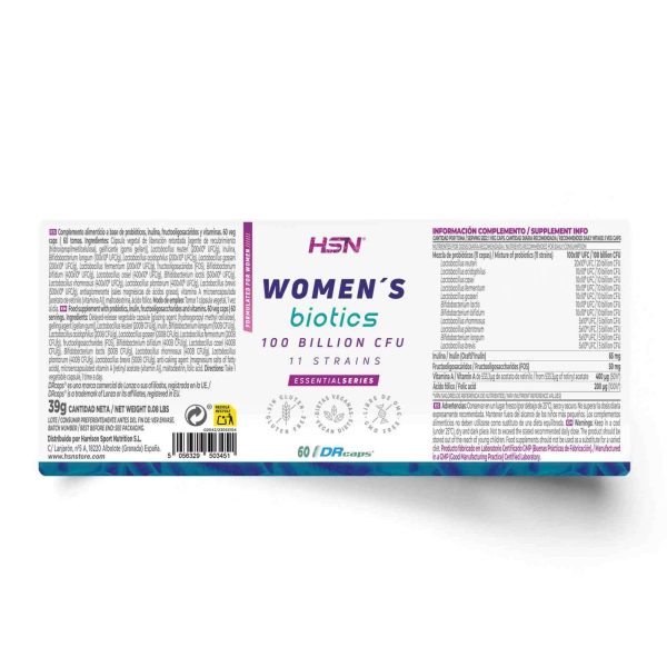 WOMEN'S BIOTICS (FERMENTS) 100B CFU