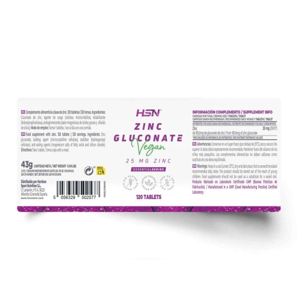 ZINC GLUCONATE (25mg ZINC)