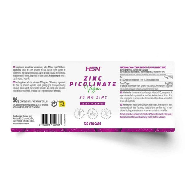 ZINC PICOLINATE (25mg ZINC)