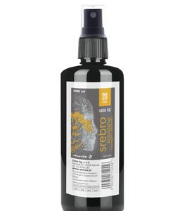 Colloidal silver 20ppm with yarrow extract. Spray 200 ml