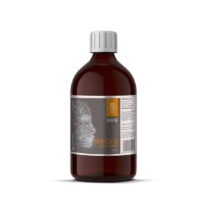 Colloidal silver 20ppm. 500 ml