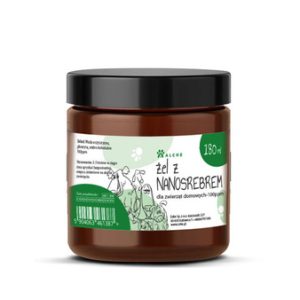 Gel with colloidal silver for the protection and care of animals.